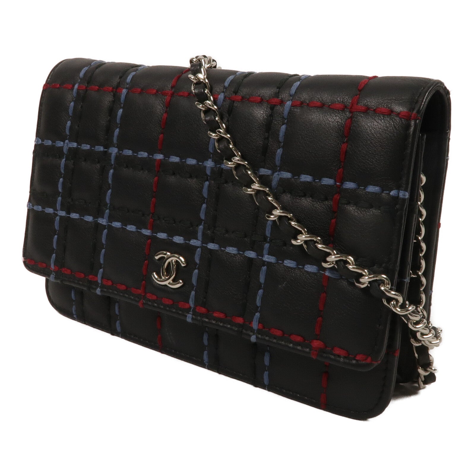 LOUIS VUITTON WOC Shoulder Bag Calfskin 2