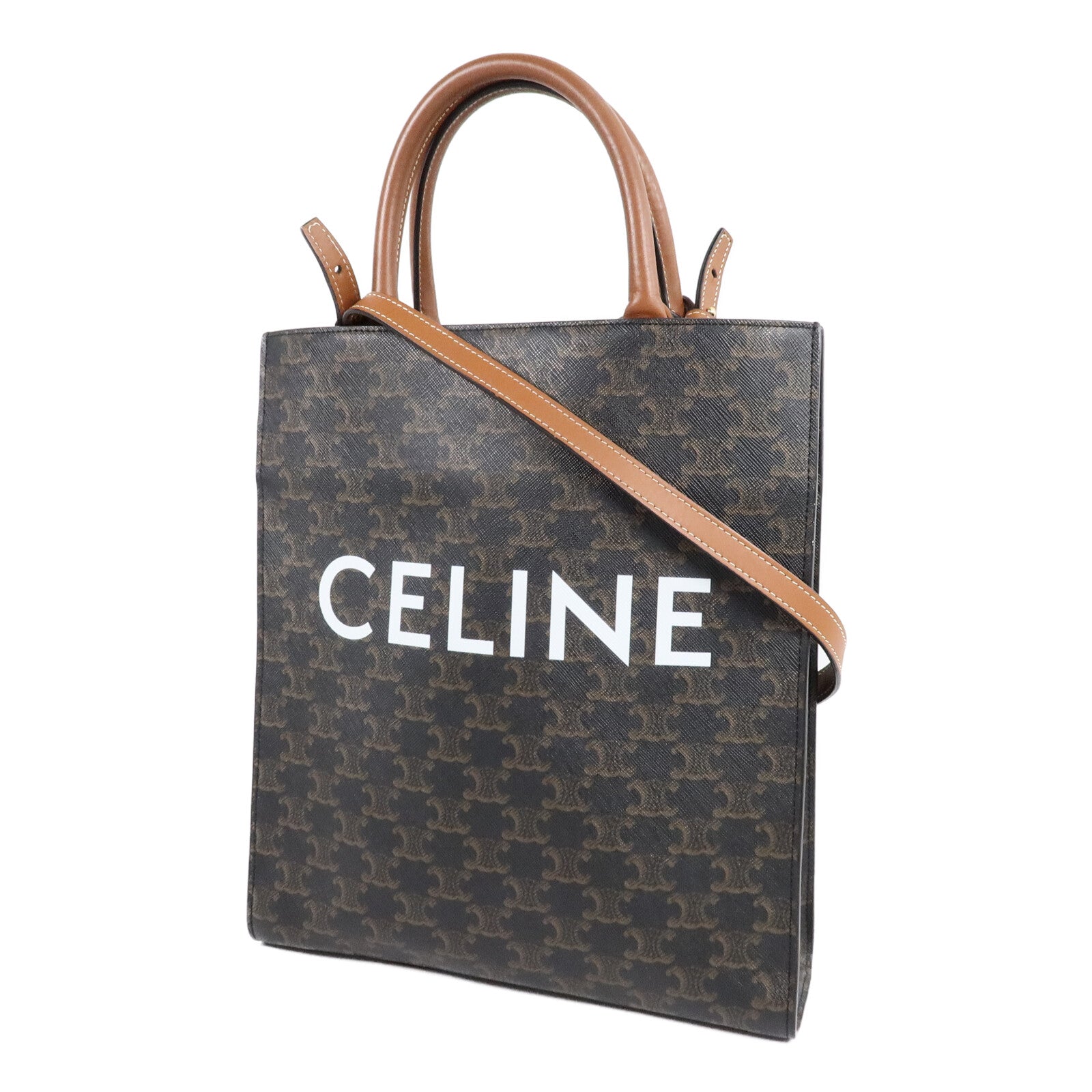 LOUIS VUITTON 2-Way Bag Coated Canvas 3