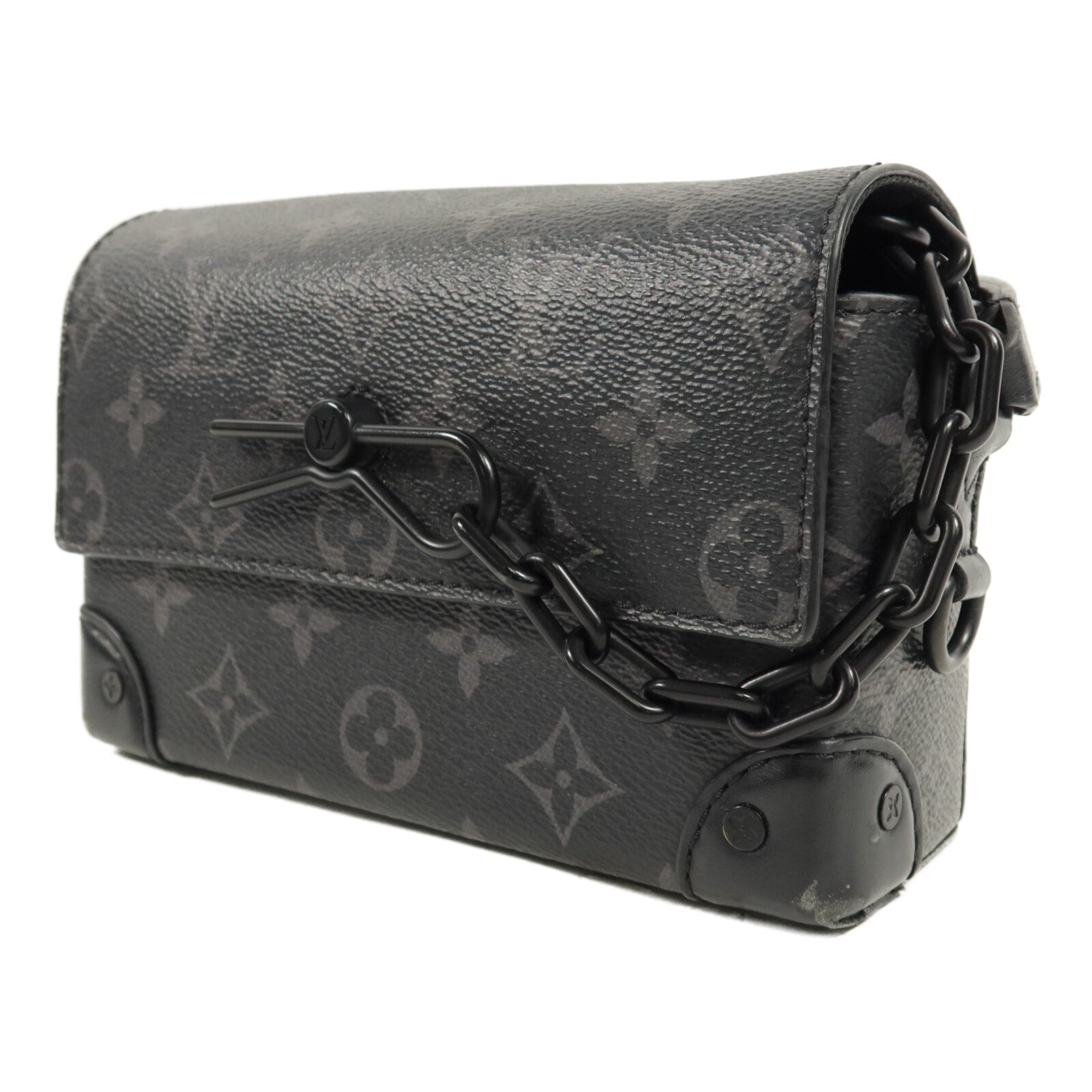LOUIS VUITTON Steamer M81783 肩背包 塗層帆布 3