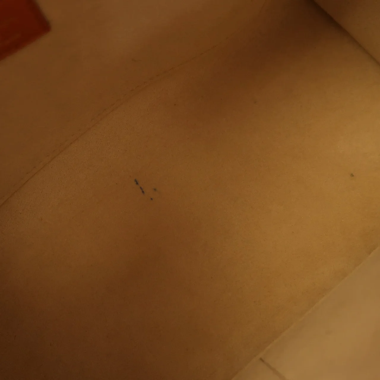 LOUIS VUITTON On My Side M53825 手提包 牛皮 米色 牛皮 中古品B - 縮圖 14