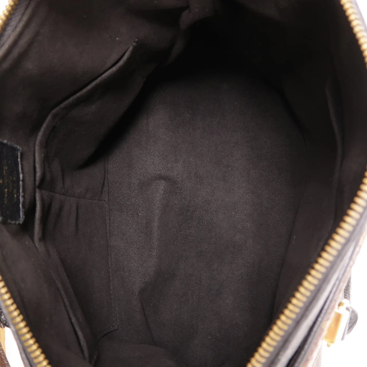 LOUIS VUITTON Pallas M40908 兩用包 塗層帆布 棕色 / 黑色 / Black 塗層帆布 中古品C - 縮圖 10