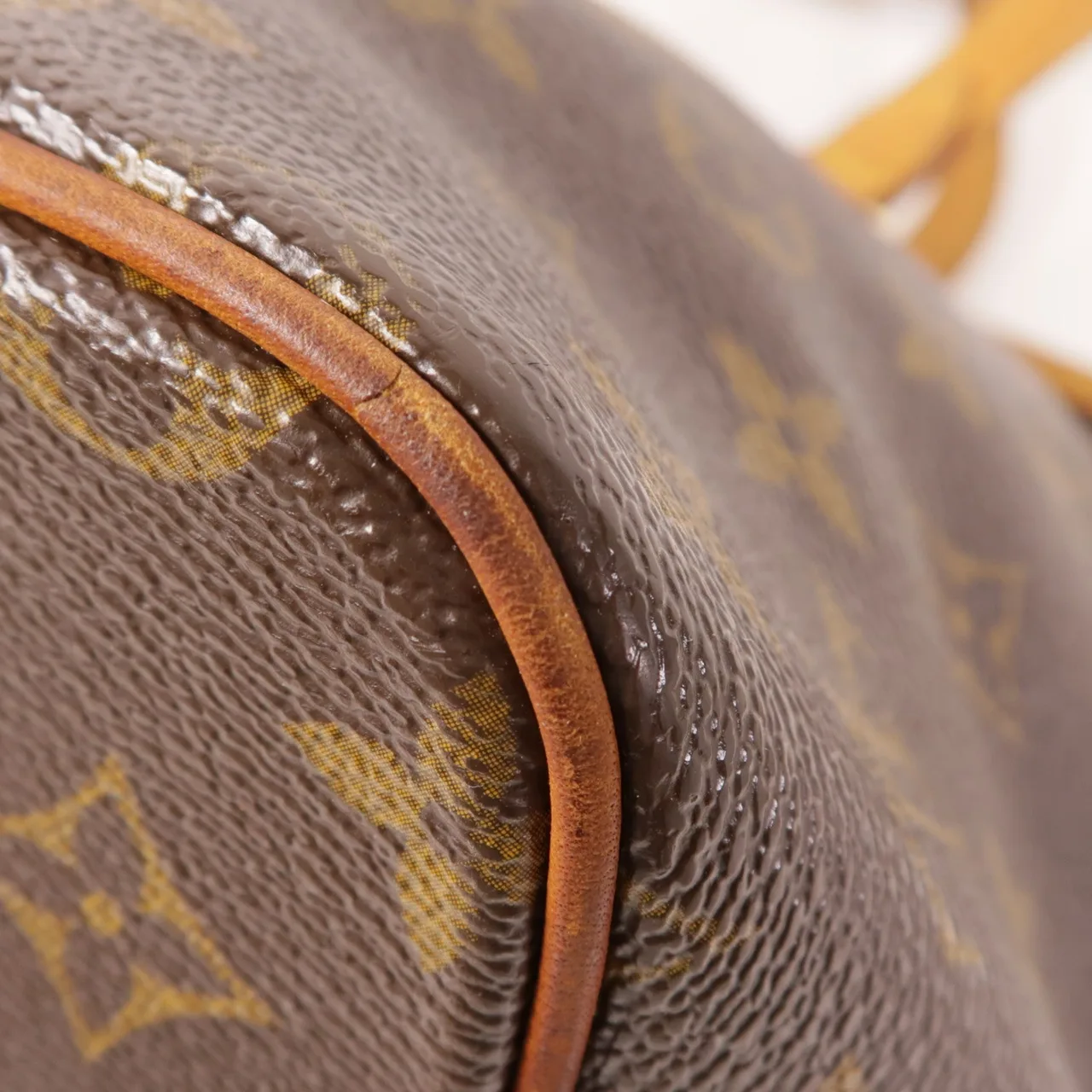 LOUIS VUITTON Palermo M40145 兩用包 塗層帆布 棕色 / Brown 塗層帆布 中古品B - 縮圖 6