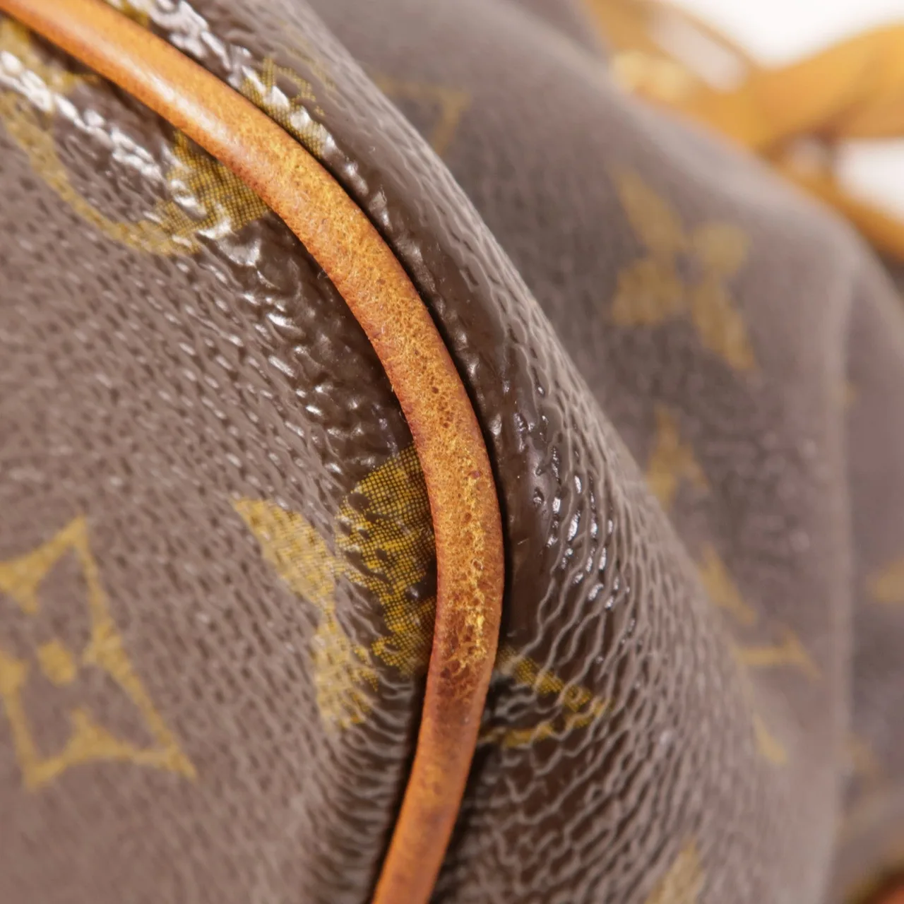 LOUIS VUITTON Palermo M40145 兩用包 塗層帆布 棕色 / Brown 塗層帆布 中古品B - 縮圖 8