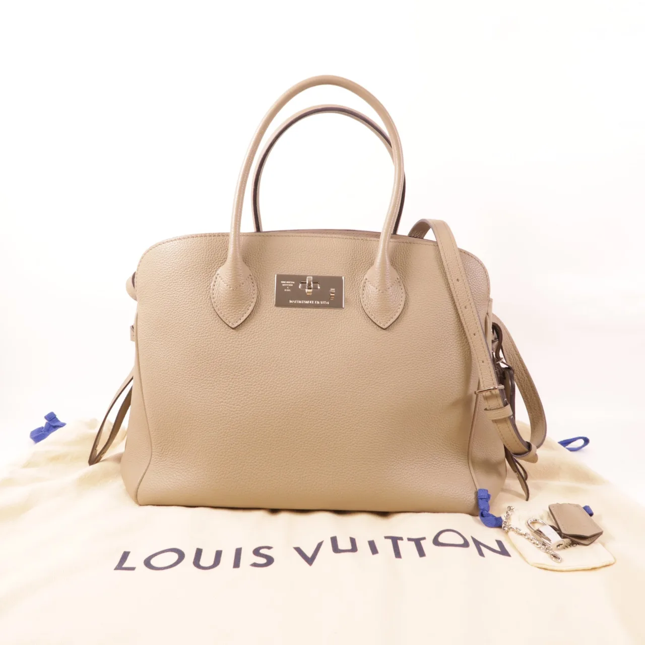 LOUIS VUITTON M51685 兩用包 牛皮 灰色 / Grey 牛皮 中古品A - 縮圖 10