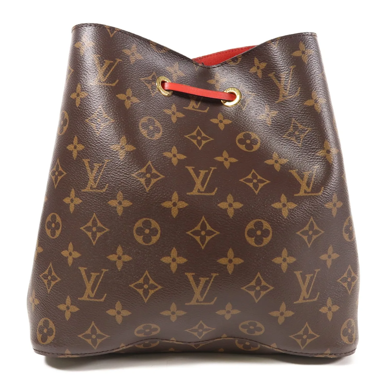 LOUIS VUITTON NeoNoe M44021 肩背包 塗層帆布 紅色 / Red 塗層帆布 中古品B - 縮圖 2