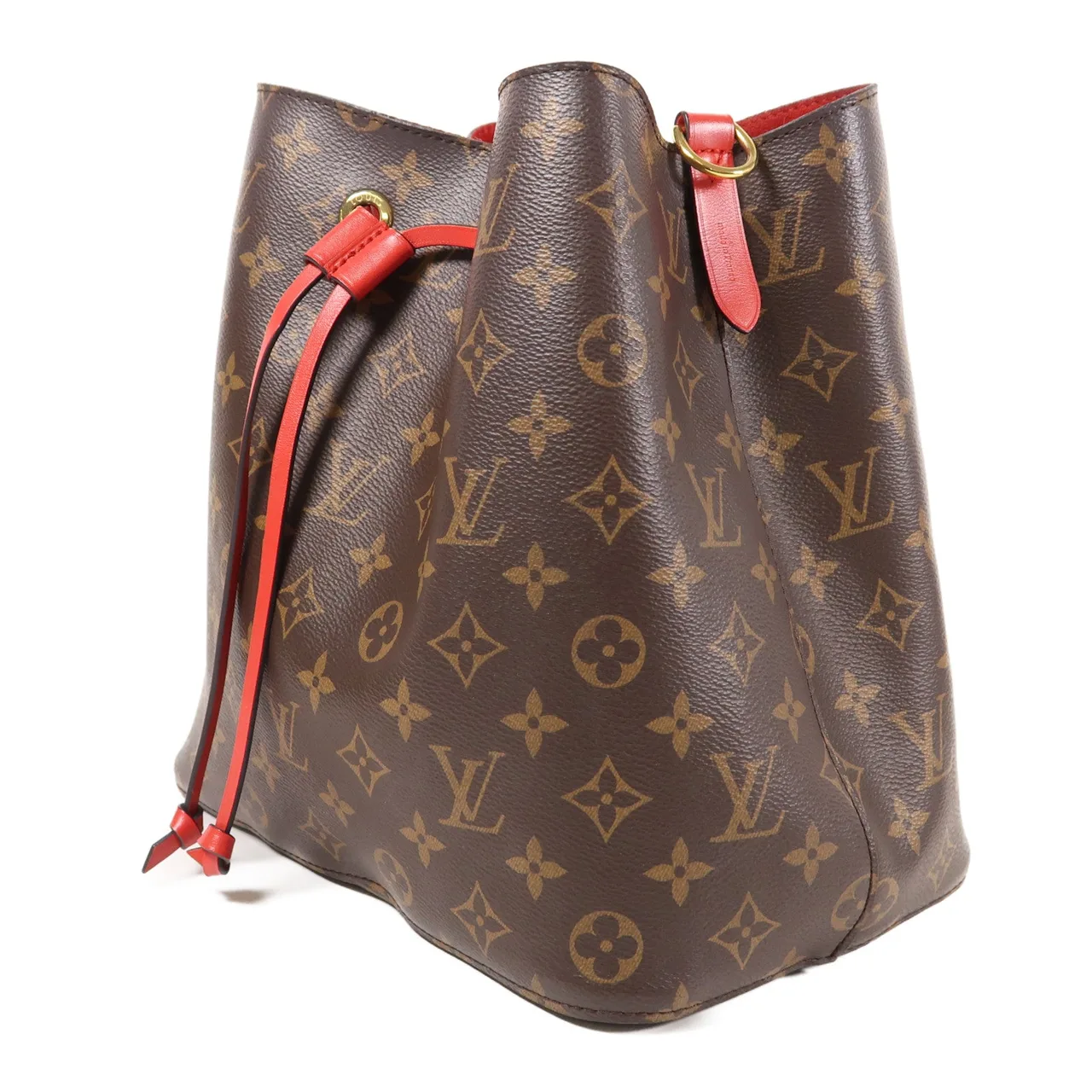 LOUIS VUITTON NeoNoe M44021 肩背包 塗層帆布 紅色 / Red 塗層帆布 中古品B - 縮圖 3