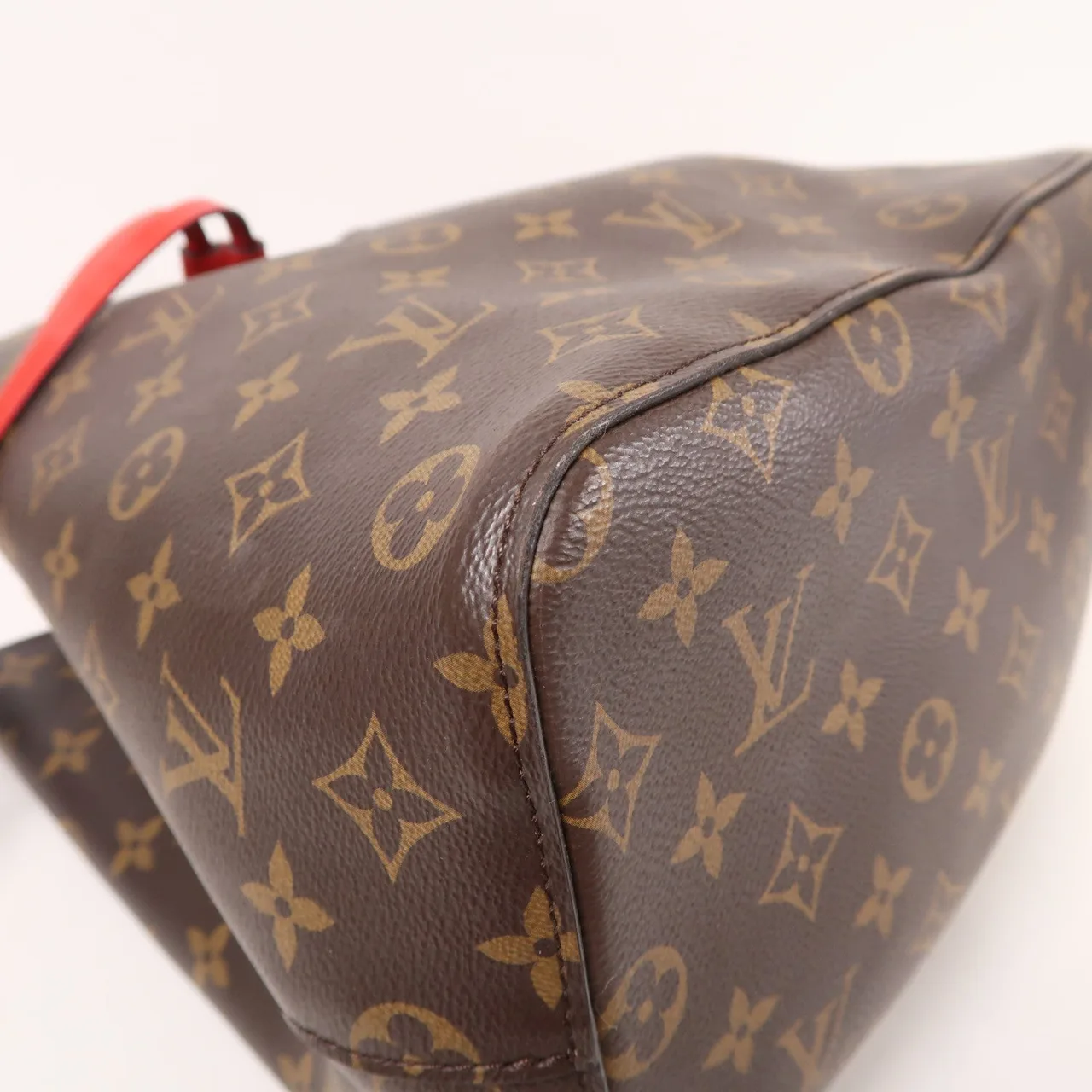 LOUIS VUITTON NeoNoe M44021 肩背包 塗層帆布 紅色 / Red 塗層帆布 中古品B - 縮圖 8