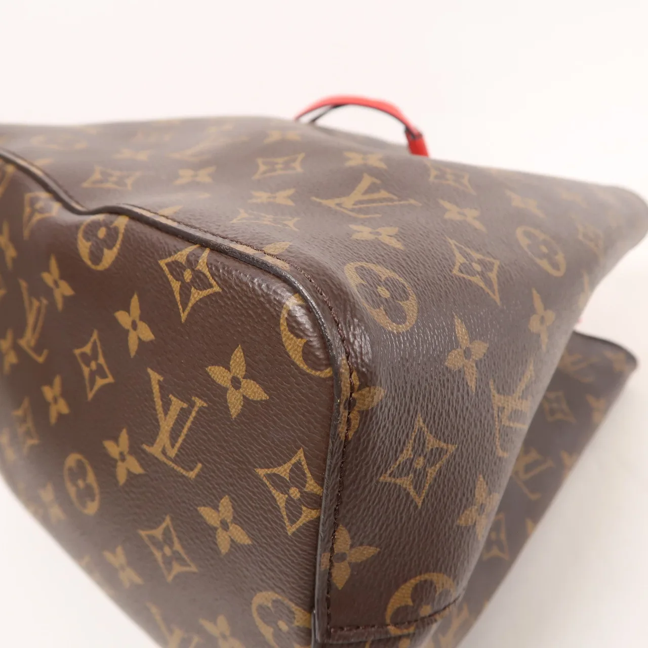 LOUIS VUITTON NeoNoe M44021 肩背包 塗層帆布 紅色 / Red 塗層帆布 中古品B - 縮圖 9