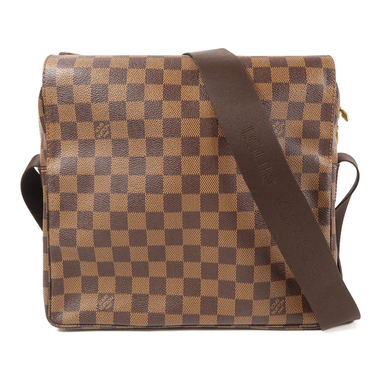 LOUIS VUITTON Naviglio N45255 肩背包 塗層帆布 棕色 / Brown