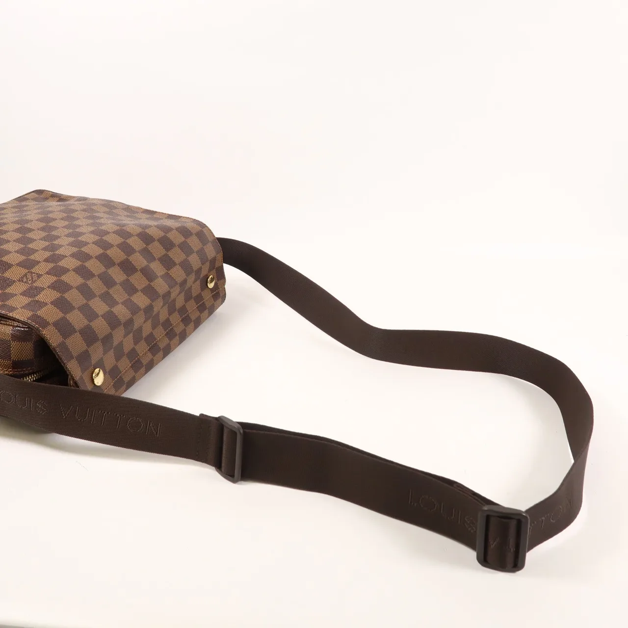 LOUIS VUITTON Naviglio N45255 肩背包 塗層帆布 棕色 / Brown 塗層帆布 中古品A - 縮圖 9