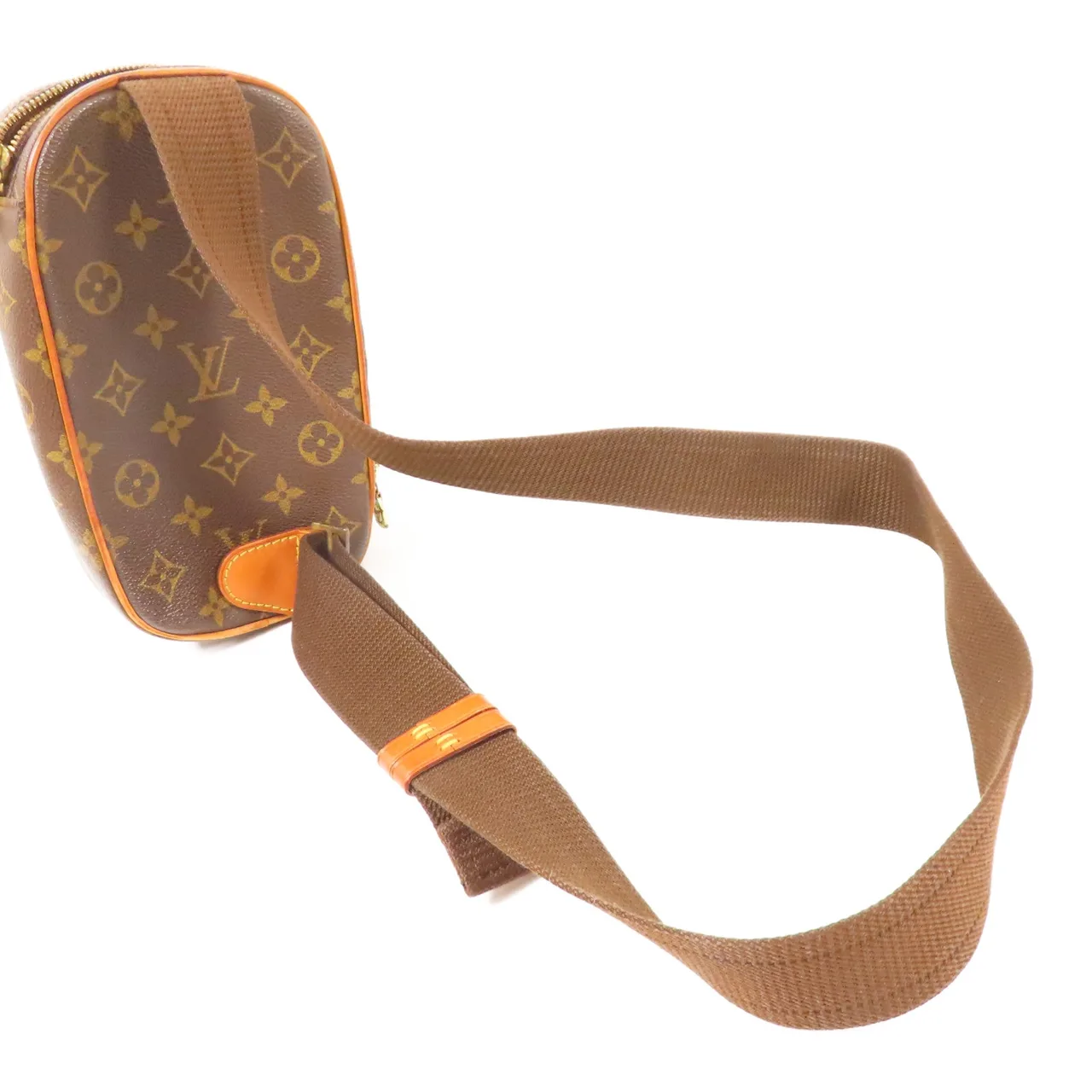 LOUIS VUITTON Pochette Gange M51870 腰包 塗層帆布 棕色 塗層帆布 中古品B - 縮圖 8