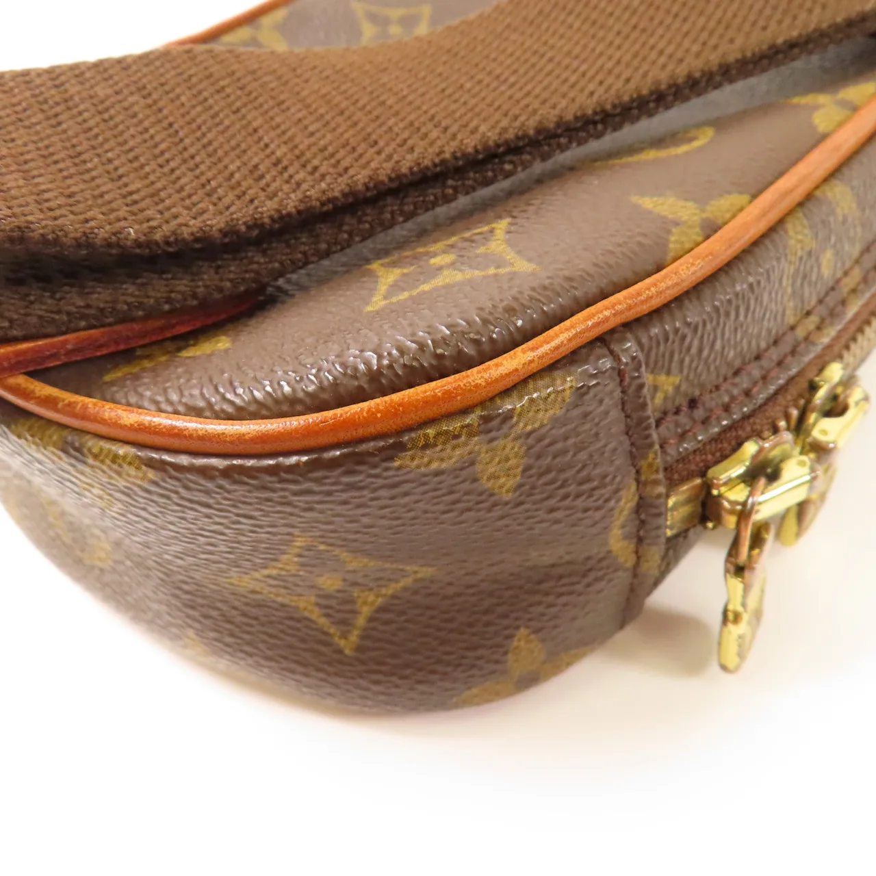 LOUIS VUITTON Pochette Gange M51870 腰包 塗層帆布 棕色 塗層帆布 中古品B - 縮圖 13