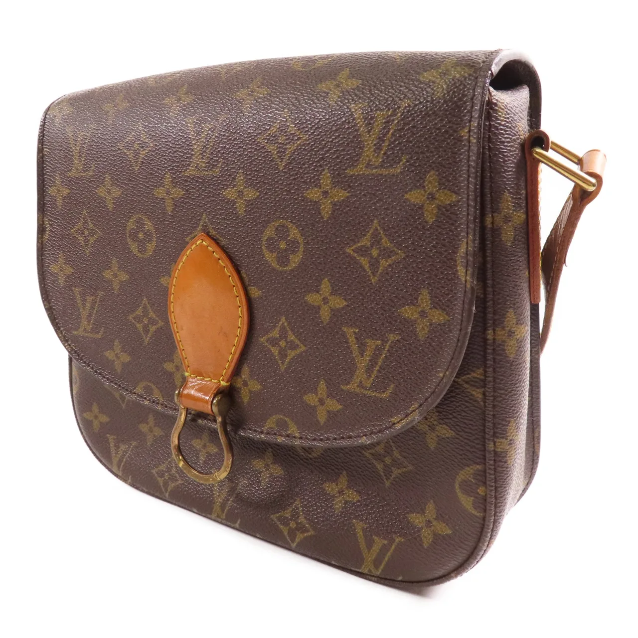 LOUIS VUITTON M51242 肩背包 塗層帆布 棕色 / Brown 塗層帆布 中古品B - 縮圖 3