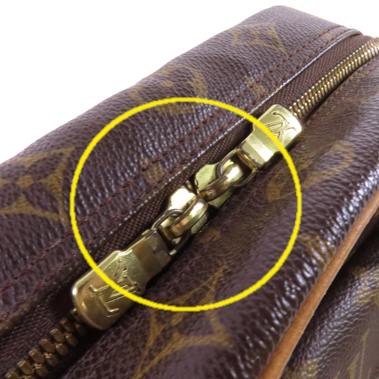 LOUIS VUITTON Excentri-cite M51161 手提包 塗層帆布 棕色 / Brown 塗層帆布 中古品B - 縮圖 21
