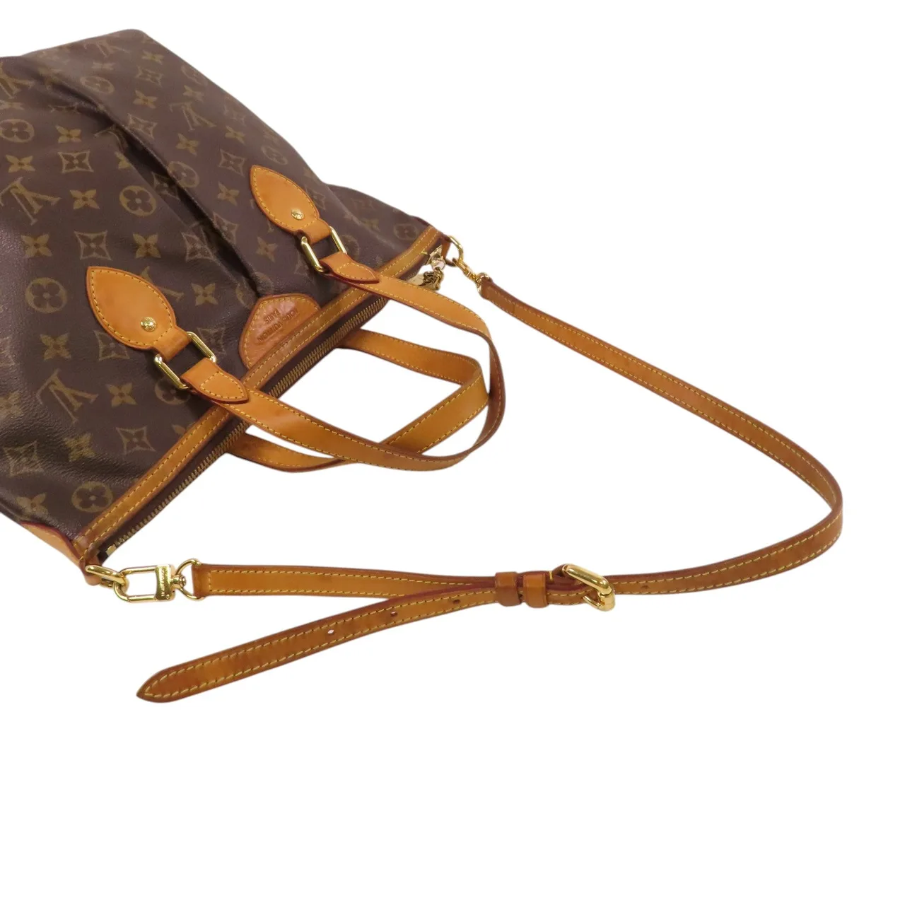 LOUIS VUITTON Palermo M40145 兩用包 塗層帆布 棕色 / Brown 塗層帆布 中古品B - 縮圖 8