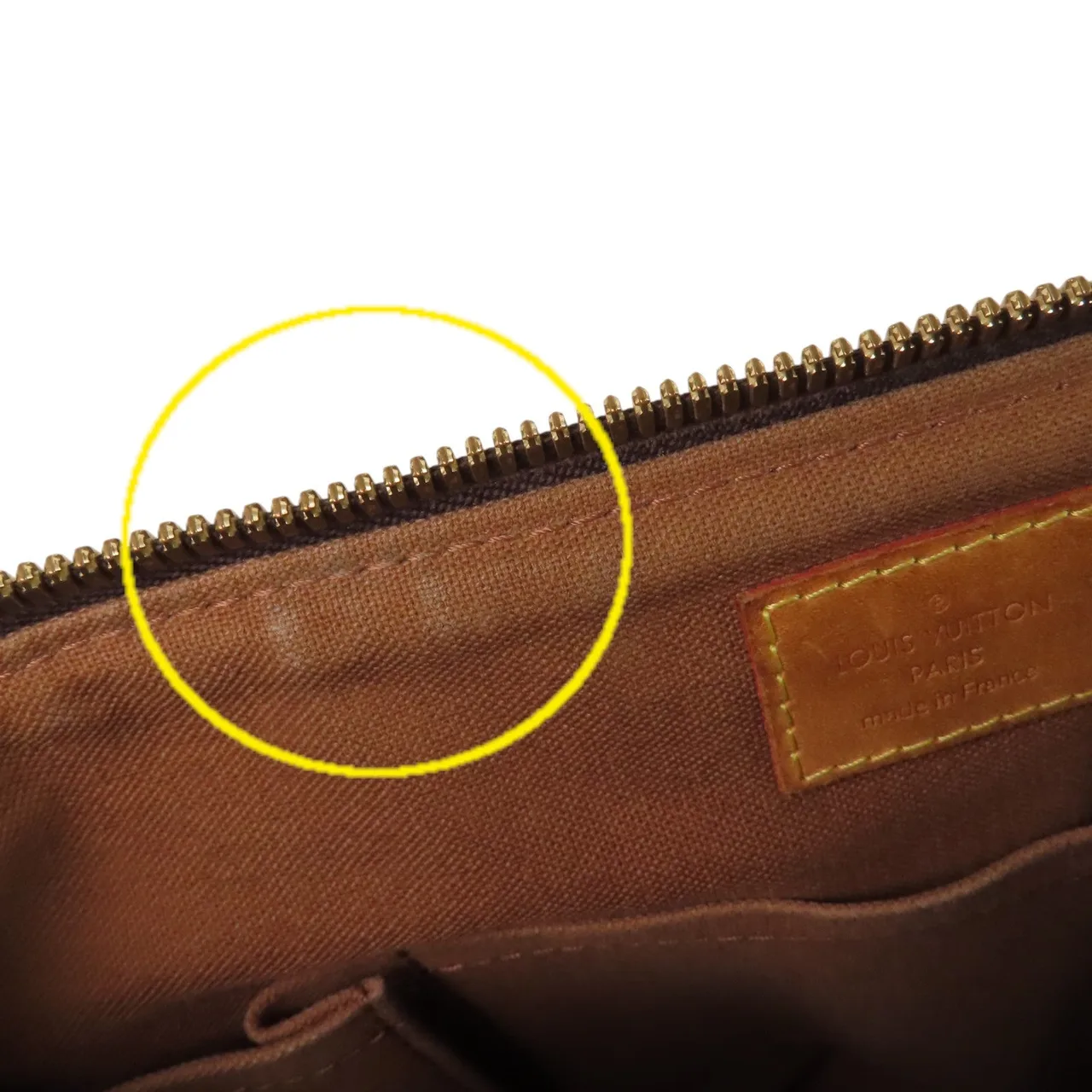 LOUIS VUITTON Palermo M40145 兩用包 塗層帆布 棕色 / Brown 塗層帆布 中古品B - 縮圖 18