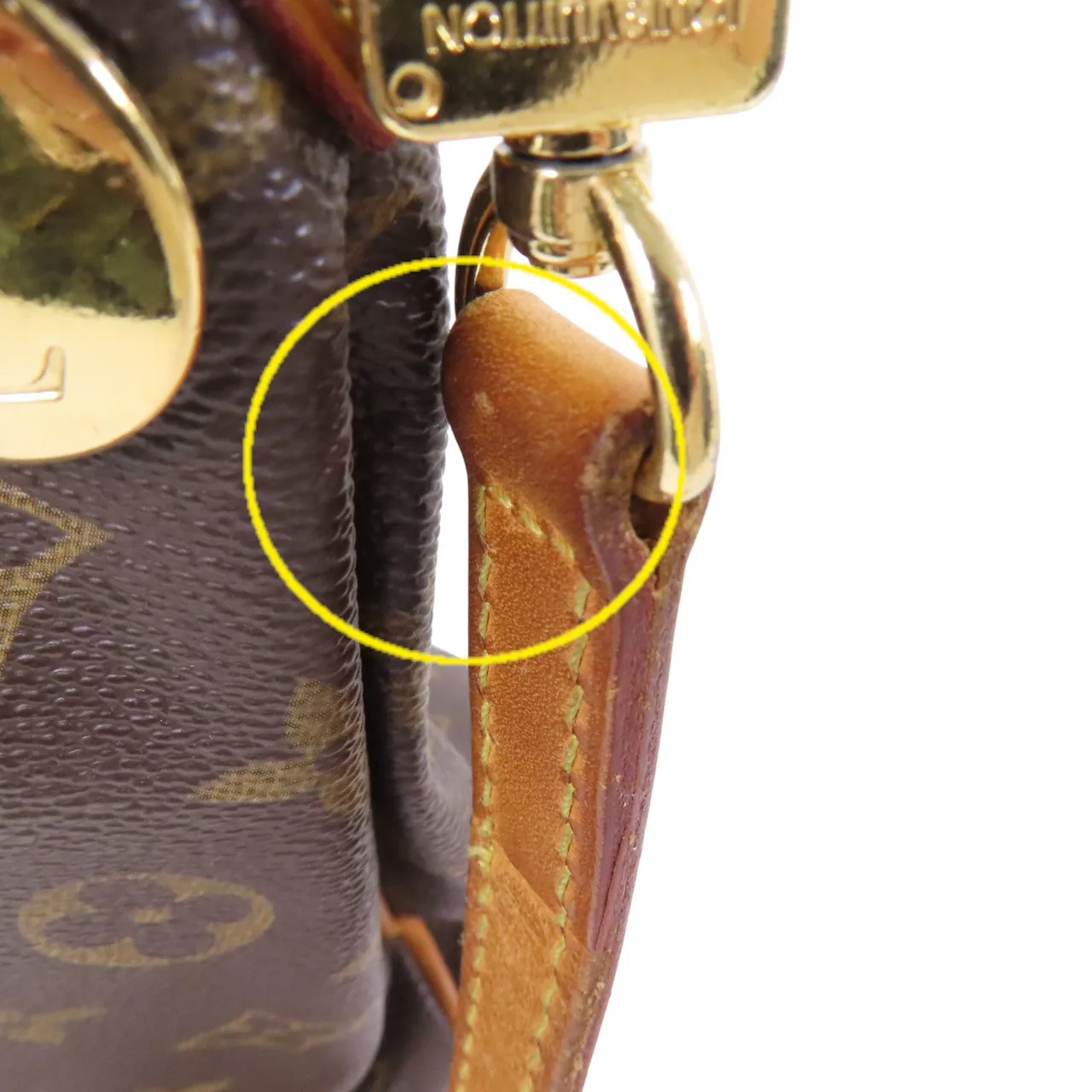 LOUIS VUITTON Palermo M40145 兩用包 塗層帆布 棕色 / Brown 塗層帆布 中古品B - 縮圖 21