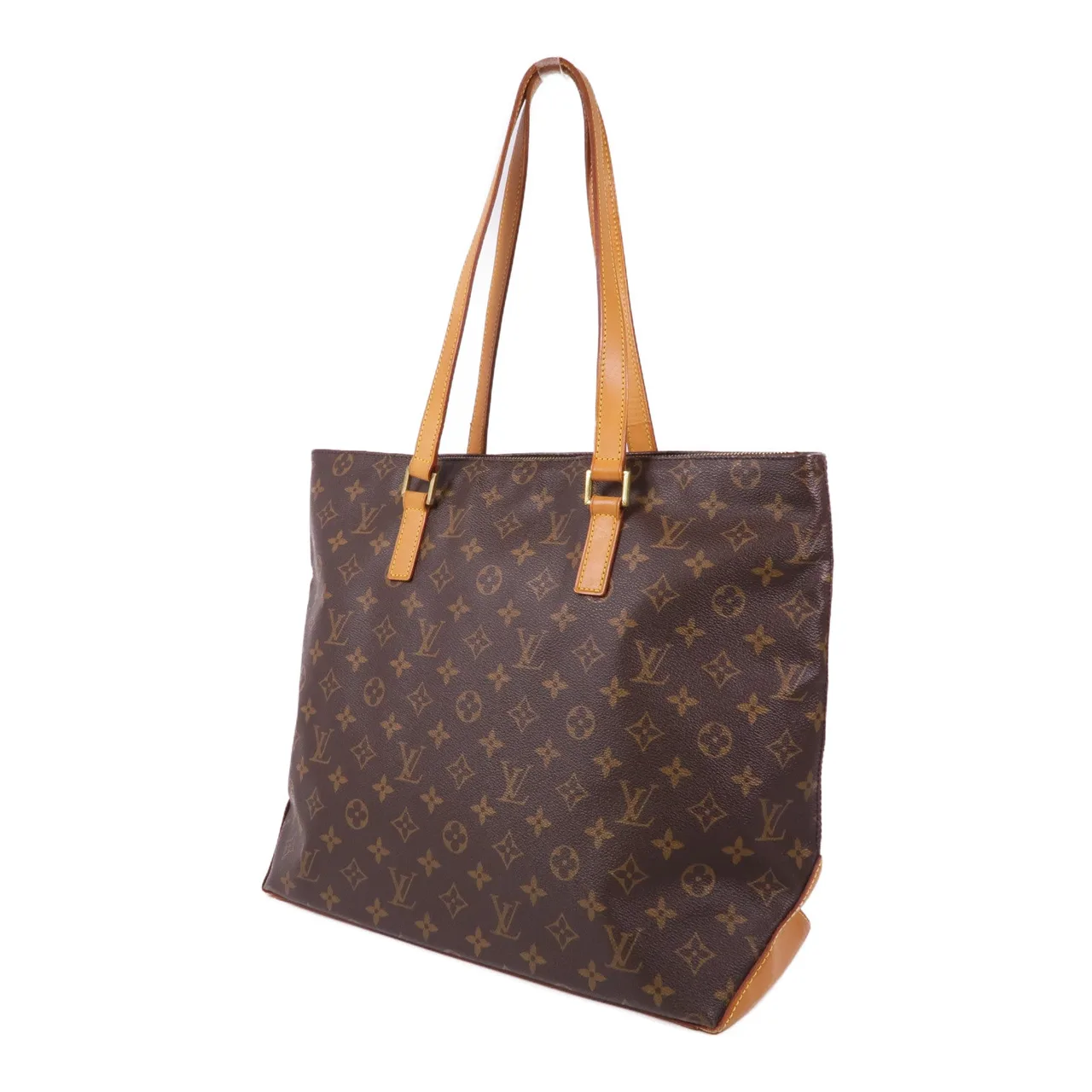 LOUIS VUITTON Cabas Mezzo M51151 肩背包 塗層帆布 棕色 / Brown 塗層帆布 中古品B - 縮圖 3