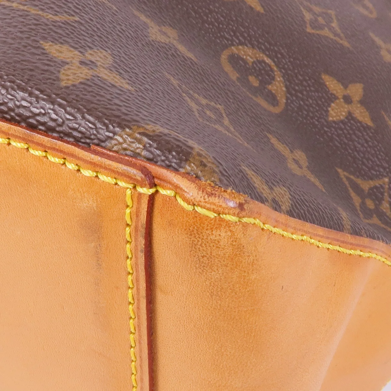 LOUIS VUITTON Cabas Mezzo M51151 肩背包 塗層帆布 棕色 / Brown 塗層帆布 中古品B - 縮圖 5