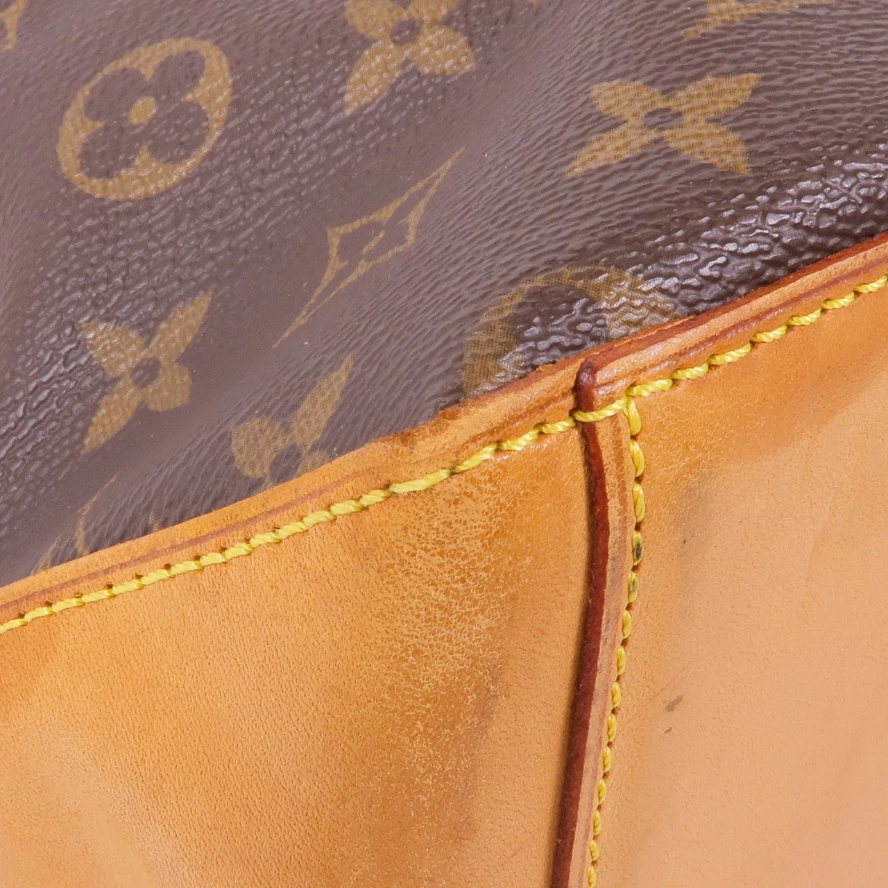 LOUIS VUITTON Cabas Mezzo M51151 肩背包 塗層帆布 棕色 / Brown 塗層帆布 中古品B - 縮圖 6