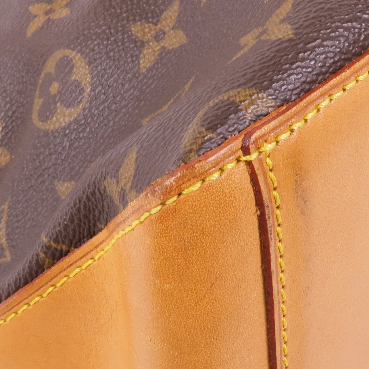 LOUIS VUITTON Cabas Mezzo M51151 肩背包 塗層帆布 棕色 / Brown 塗層帆布 中古品B - 縮圖 8