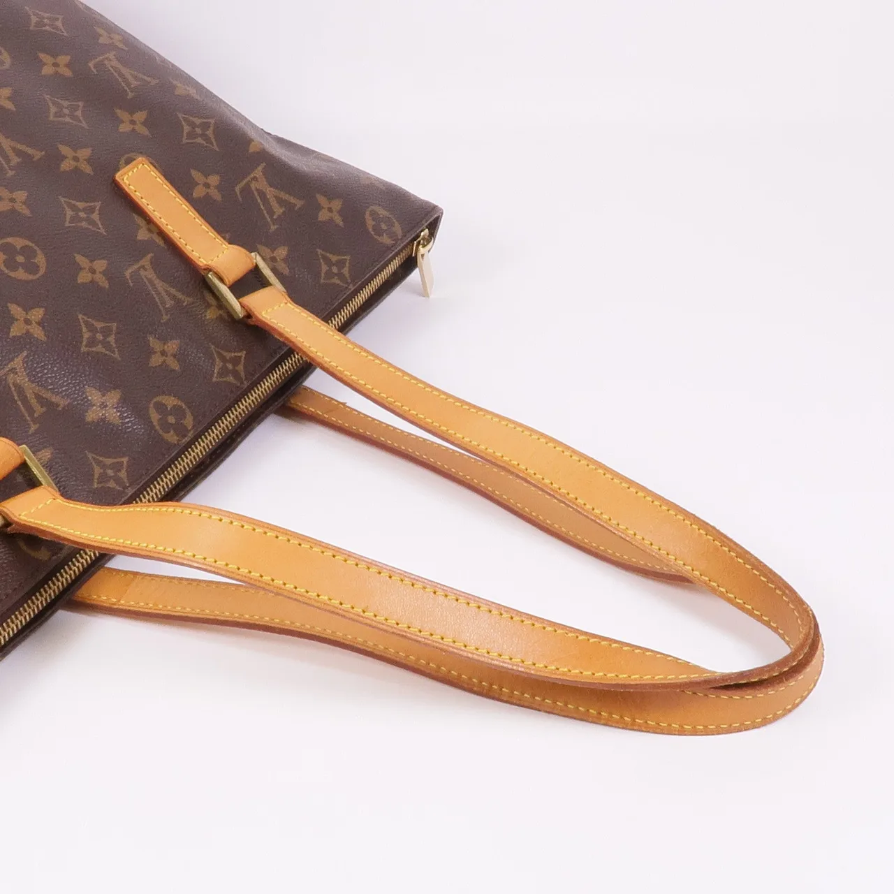 LOUIS VUITTON Cabas Mezzo M51151 肩背包 塗層帆布 棕色 / Brown 塗層帆布 中古品B - 縮圖 9