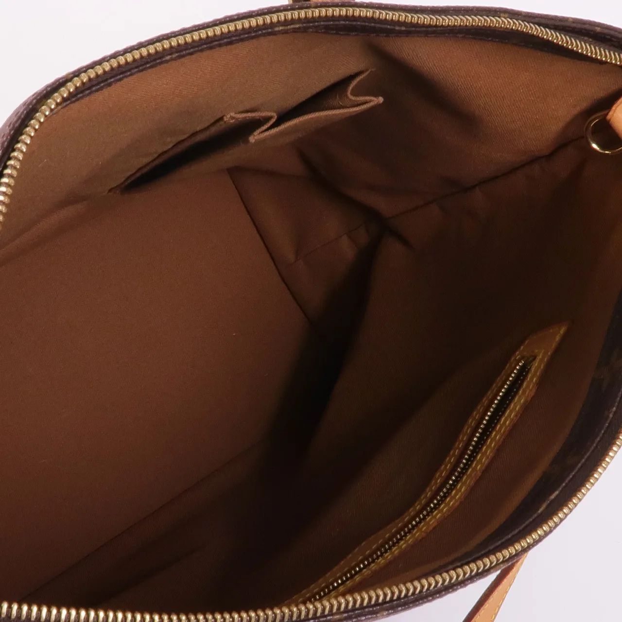 LOUIS VUITTON Cabas Mezzo M51151 肩背包 塗層帆布 棕色 / Brown 塗層帆布 中古品B - 縮圖 12