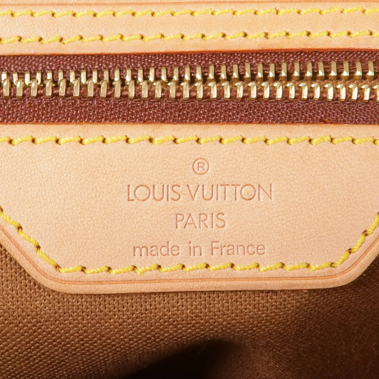 LOUIS VUITTON Cabas Mezzo M51151 肩背包 塗層帆布 棕色 / Brown 塗層帆布 中古品B - 縮圖 13