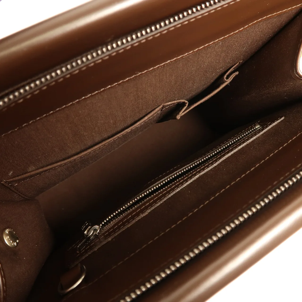 LOUIS VUITTON M52012 手提包 皮革 棕色 / Brown 皮革 中古品A - 縮圖 5