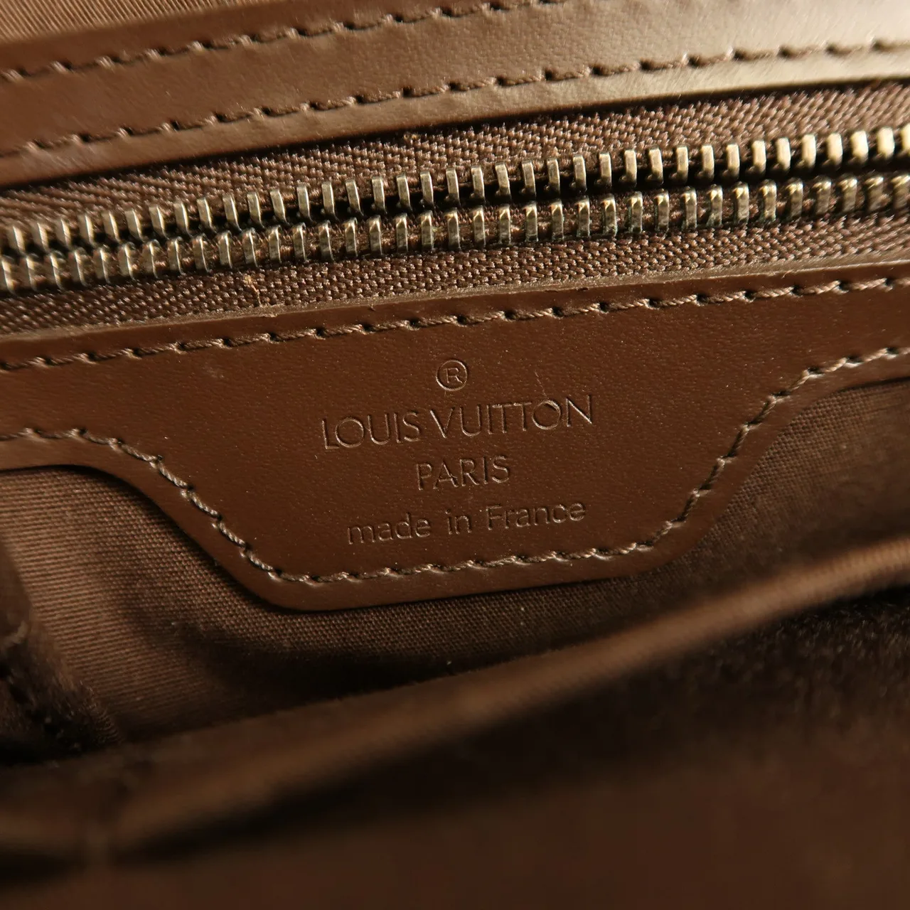 LOUIS VUITTON M52012 手提包 皮革 棕色 / Brown 皮革 中古品A - 縮圖 6