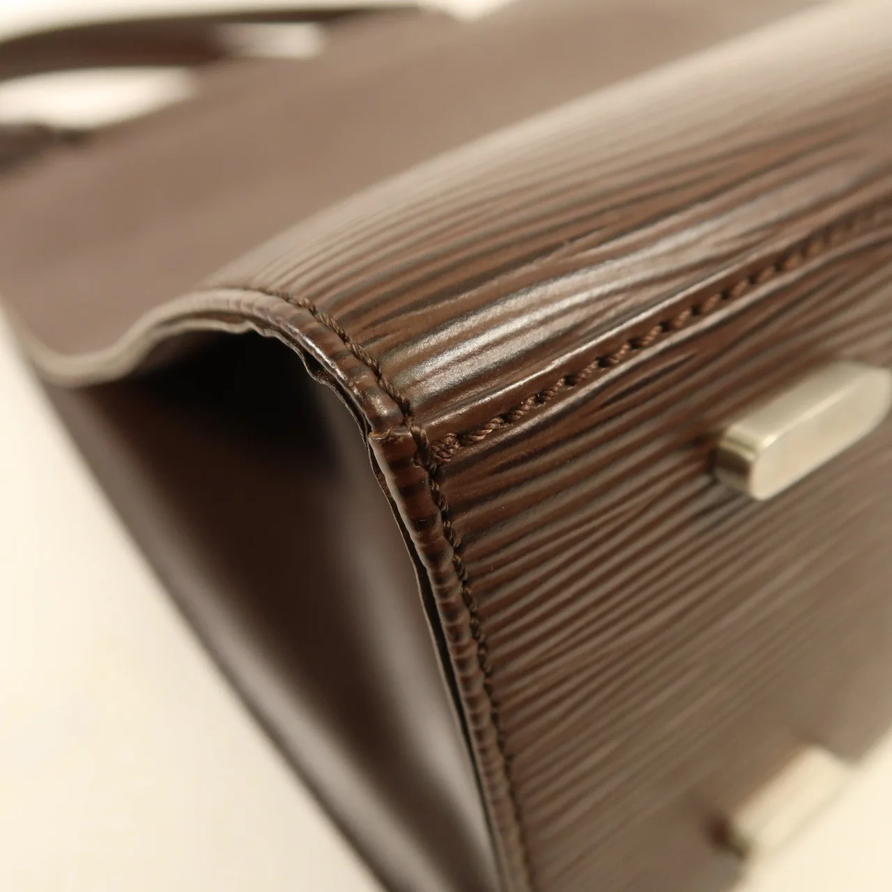 LOUIS VUITTON M52012 手提包 皮革 棕色 / Brown 皮革 中古品A - 縮圖 10