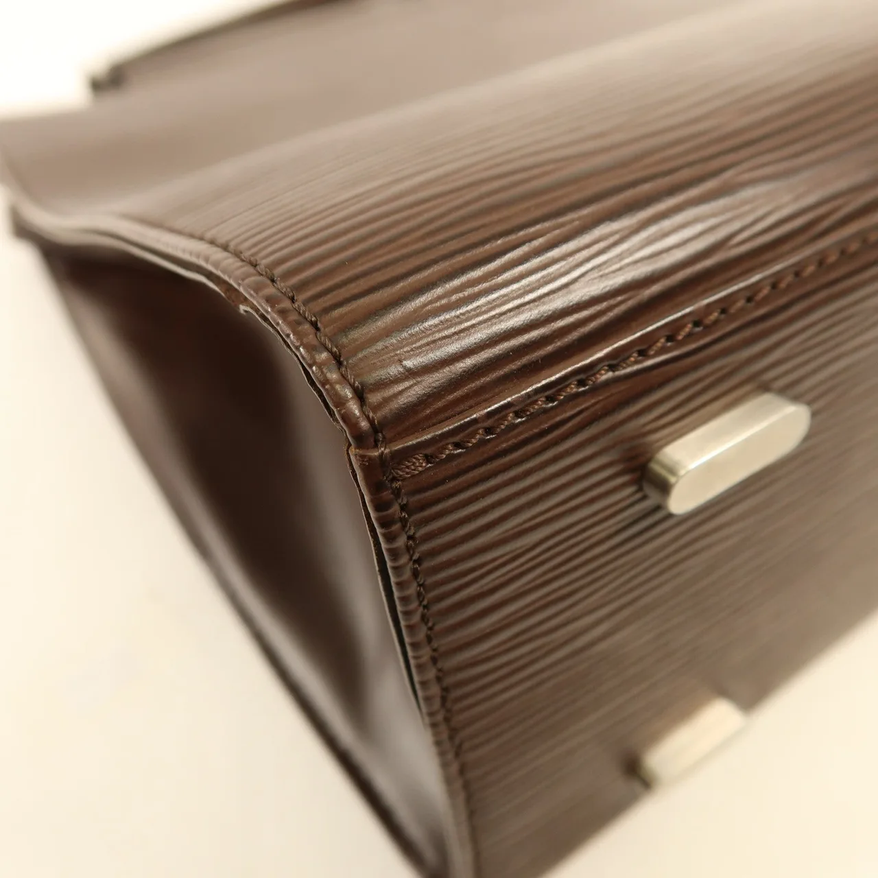 LOUIS VUITTON M52012 手提包 皮革 棕色 / Brown 皮革 中古品A - 縮圖 12