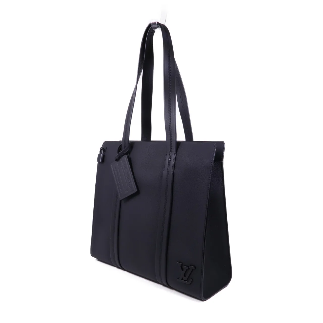 LOUIS VUITTON M57308 托特包 牛皮 黑色 牛皮 中古品A - 縮圖 3