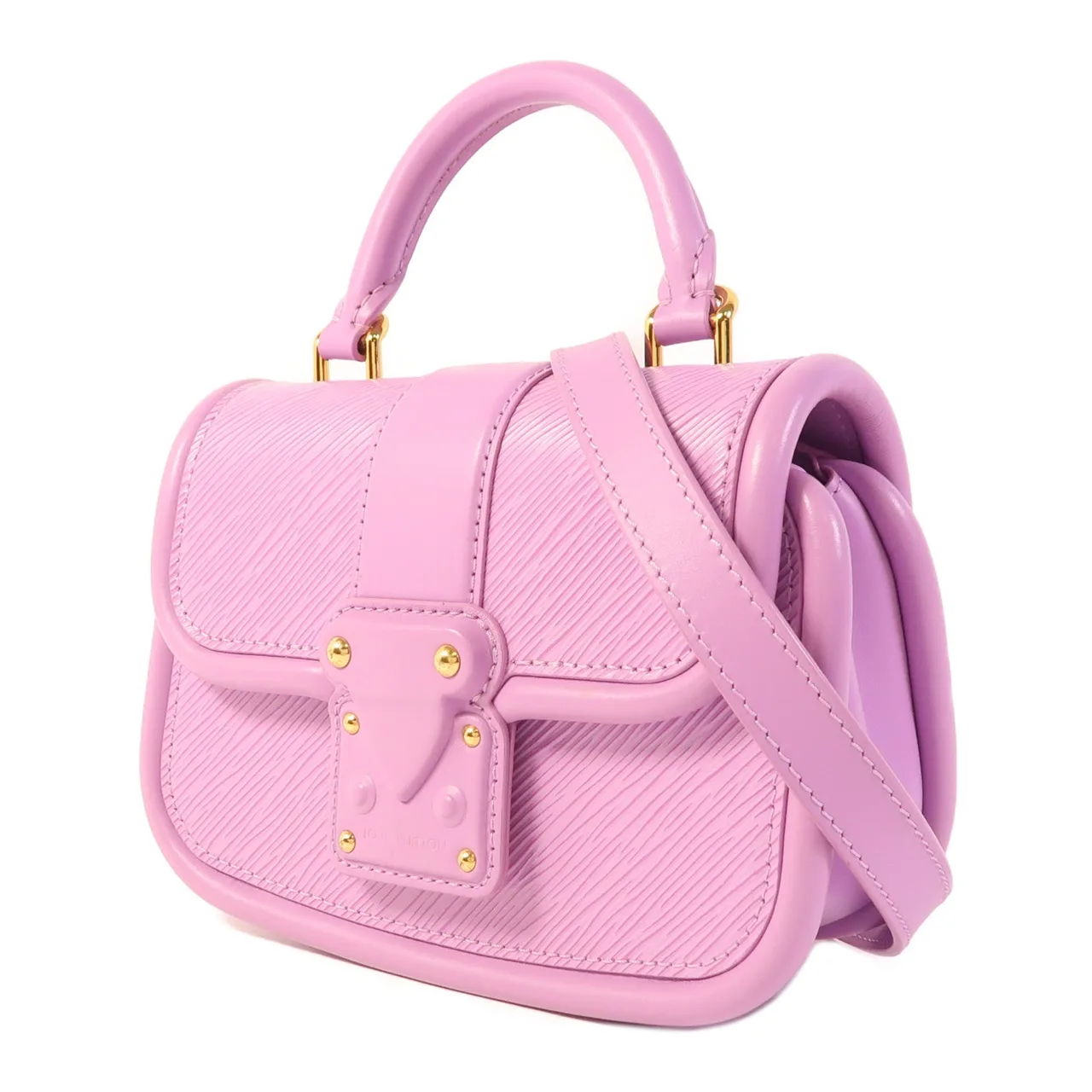 LOUIS VUITTON M22721 兩用包 皮革 紫色 / Purple 皮革 中古品A - 縮圖 3