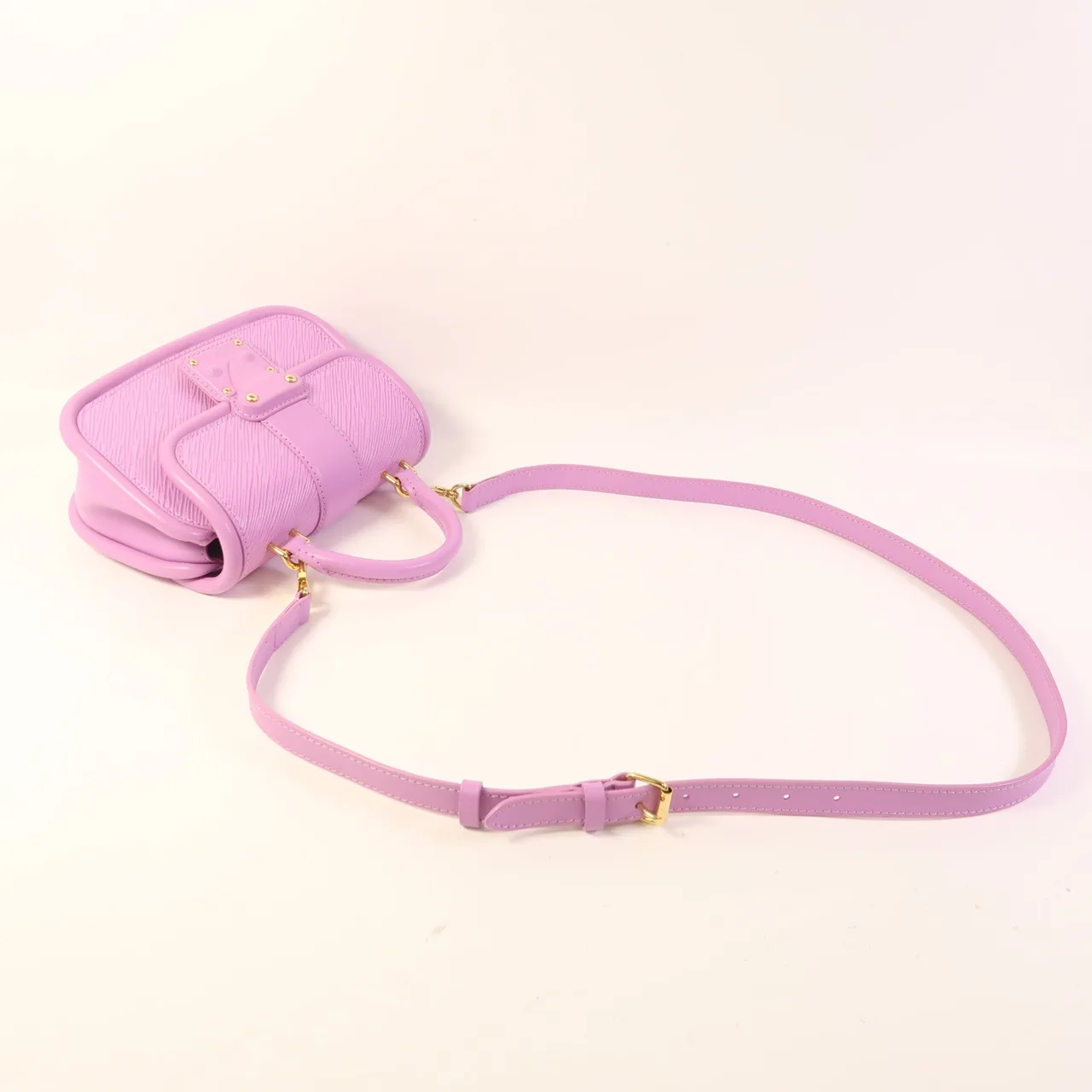 LOUIS VUITTON M22721 兩用包 皮革 紫色 / Purple 皮革 中古品A - 縮圖 7