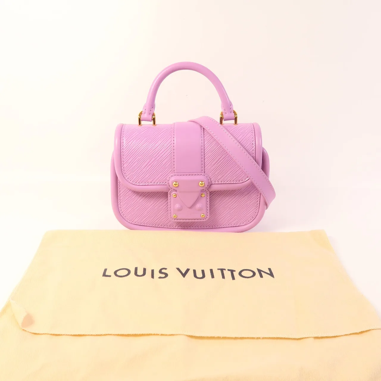LOUIS VUITTON M22721 兩用包 皮革 紫色 / Purple 皮革 中古品A - 縮圖 8