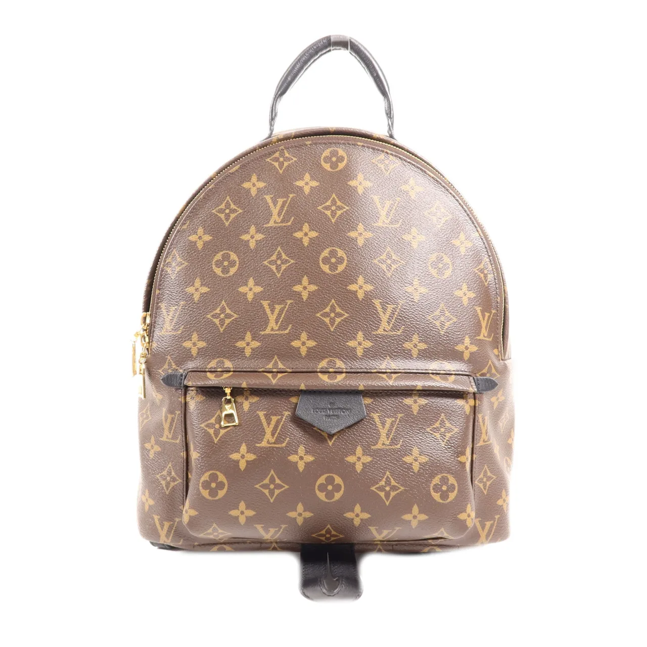 LOUIS VUITTON Palm Springs M44874 背包 塗層帆布 棕色 / Brown