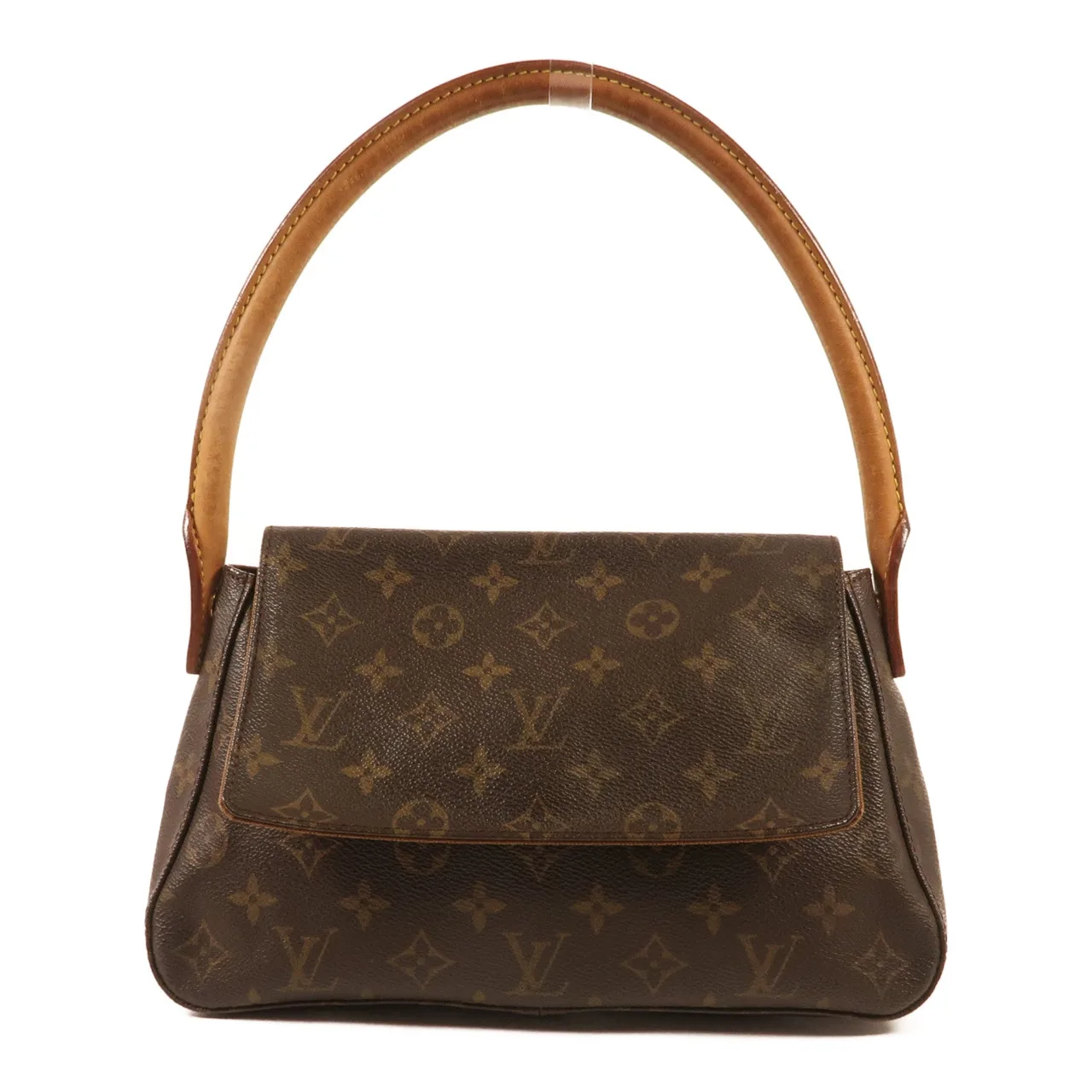 LOUIS VUITTON Loop M51147 肩背包 塗層帆布 棕色 / Brown
