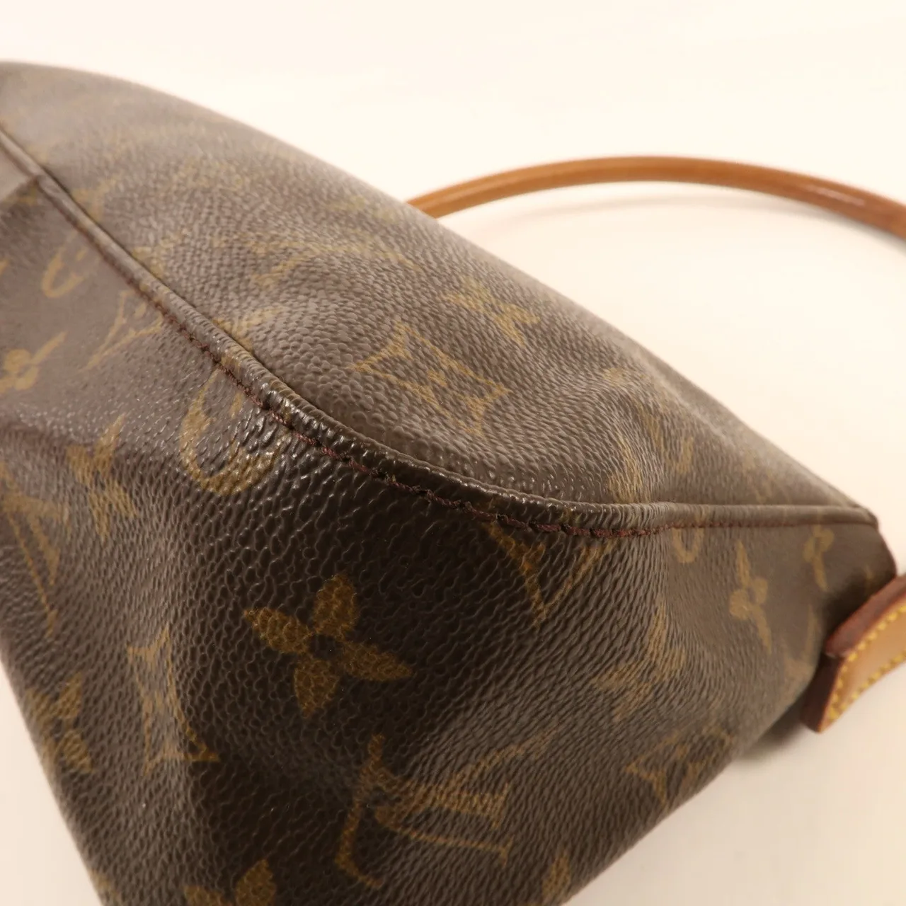 LOUIS VUITTON Loop M51147 肩背包 塗層帆布 棕色 / Brown 塗層帆布 中古品B - 縮圖 9