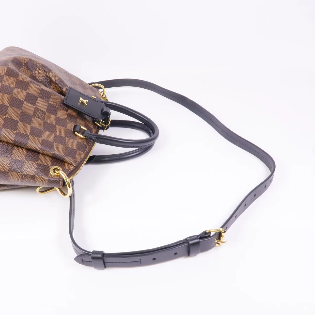 LOUIS VUITTON Odeon N45282 兩用包 塗層帆布 棕色 / Brown 塗層帆布 中古品A - 縮圖 5