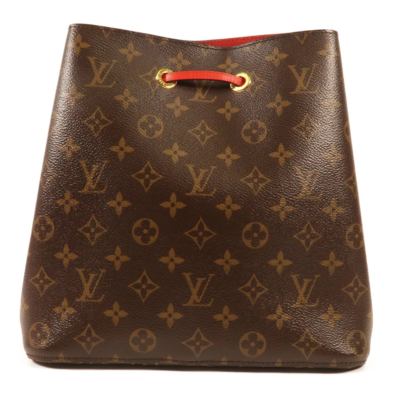 LOUIS VUITTON NeoNoe M44021 肩背包 塗層帆布 紅色 / Red 塗層帆布 中古品A - 縮圖 2
