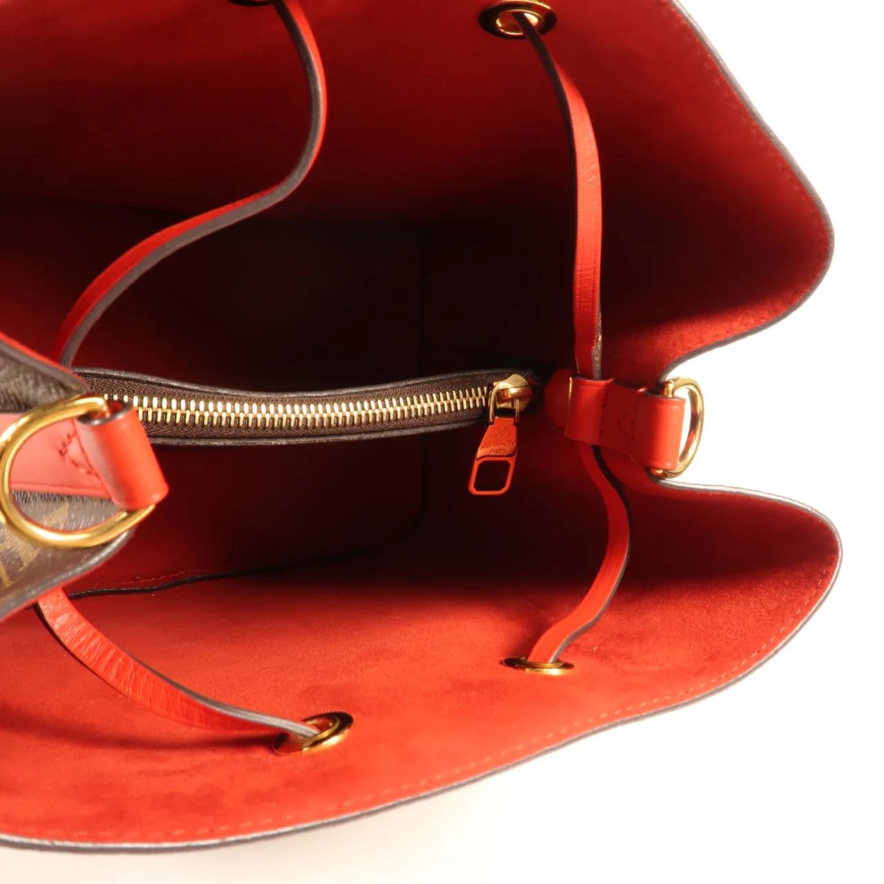 LOUIS VUITTON NeoNoe M44021 肩背包 塗層帆布 紅色 / Red 塗層帆布 中古品A - 縮圖 13