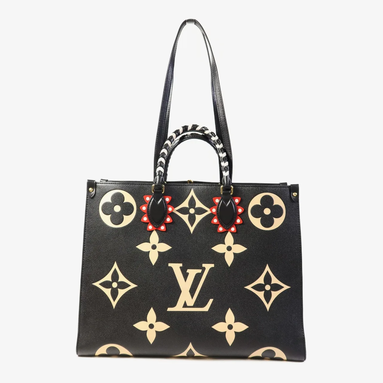 LOUIS VUITTON OnTheGo M45373 兩用包 牛皮 黑色 / Black