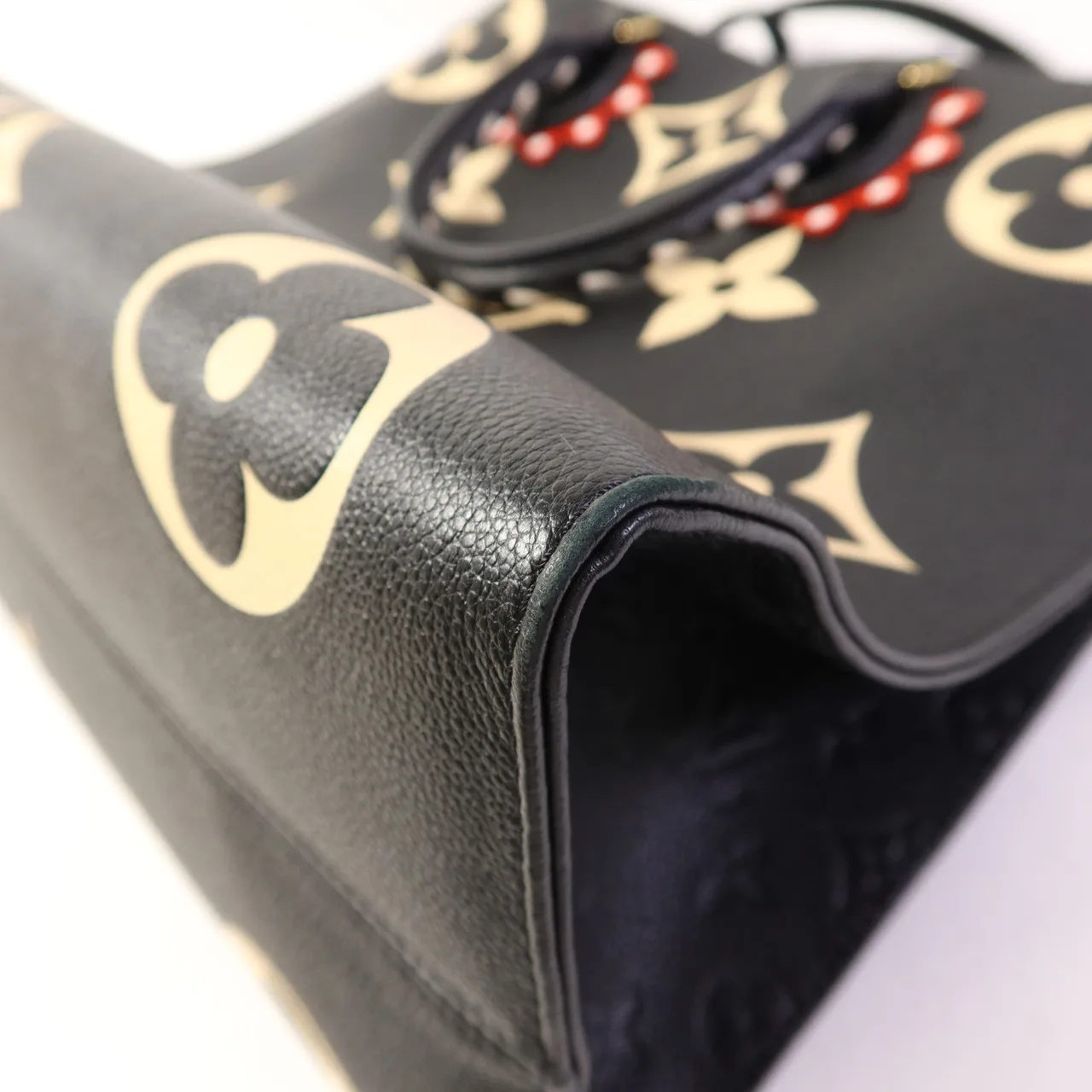 LOUIS VUITTON OnTheGo M45373 兩用包 牛皮 黑色 / Black 牛皮 中古品B - 縮圖 12