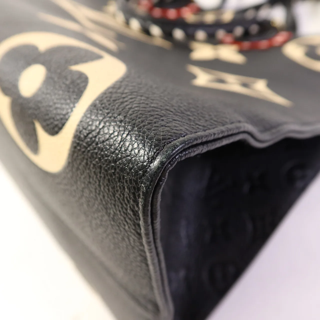 LOUIS VUITTON OnTheGo M45373 兩用包 牛皮 黑色 / Black 牛皮 中古品B - 縮圖 14