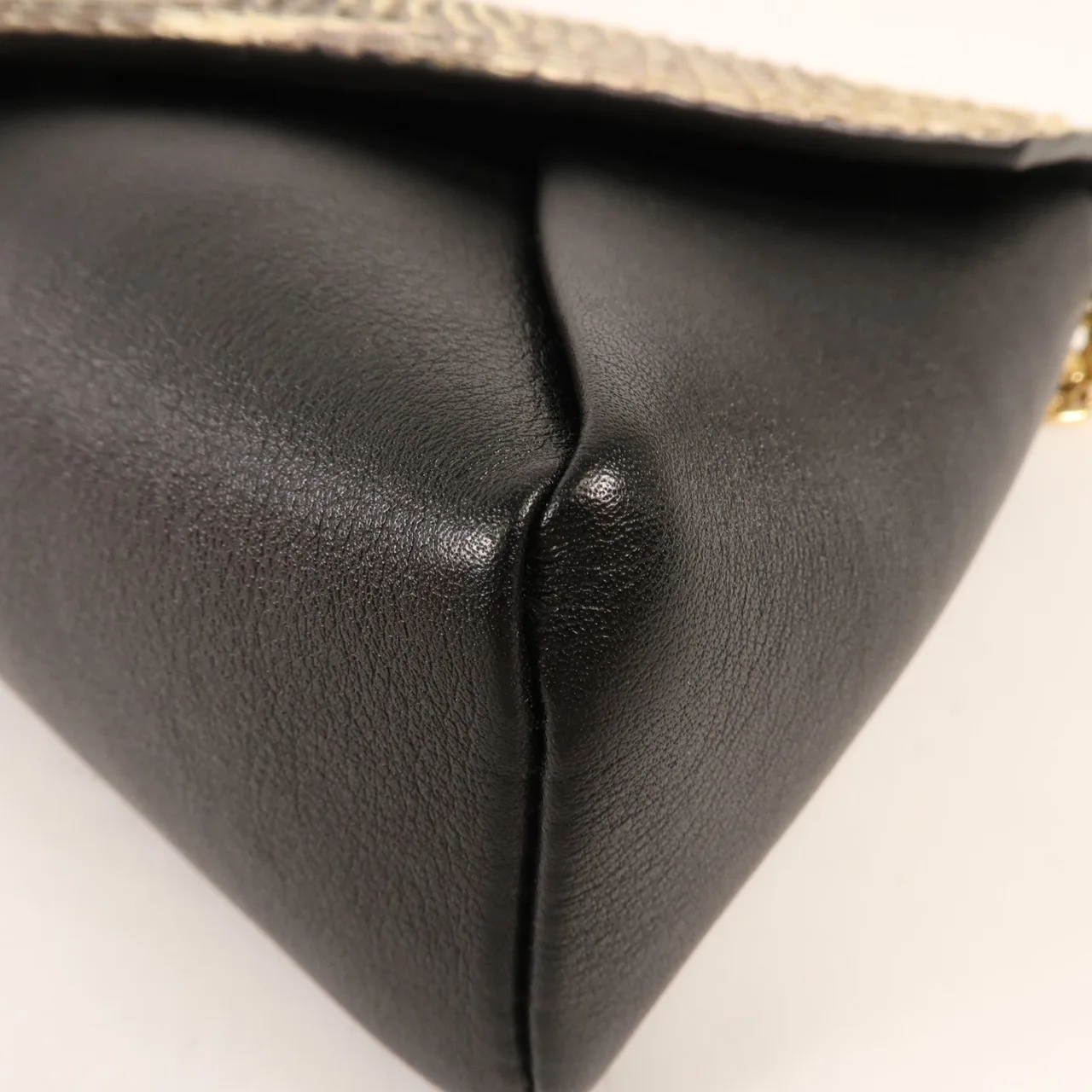 LOUIS VUITTON N94400 肩背包 x Python 黑色 / 棕色 / Black/Brwon x Python 中古品A - 縮圖 9