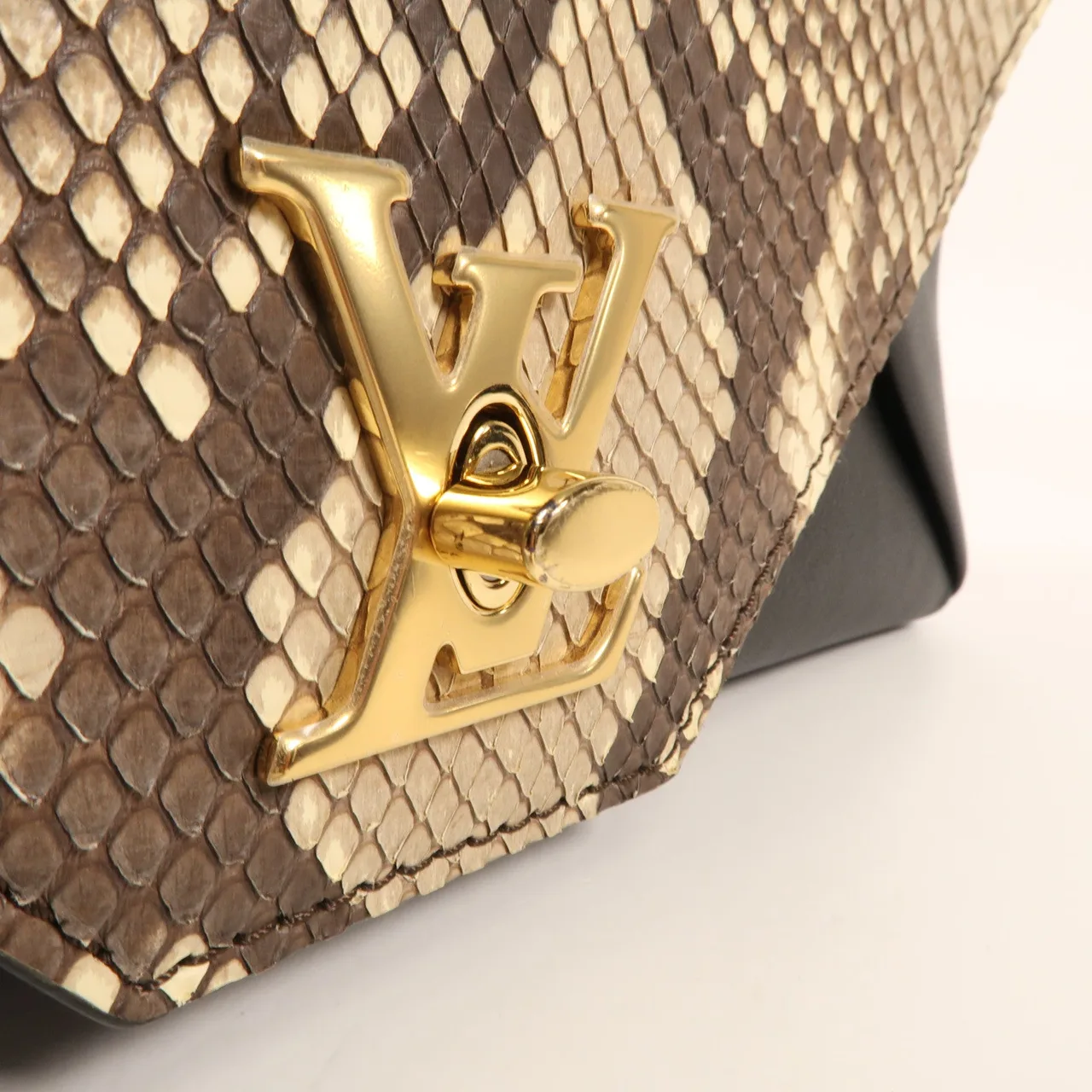 LOUIS VUITTON N94400 肩背包 x Python 黑色 / 棕色 / Black/Brwon x Python 中古品A - 縮圖 13