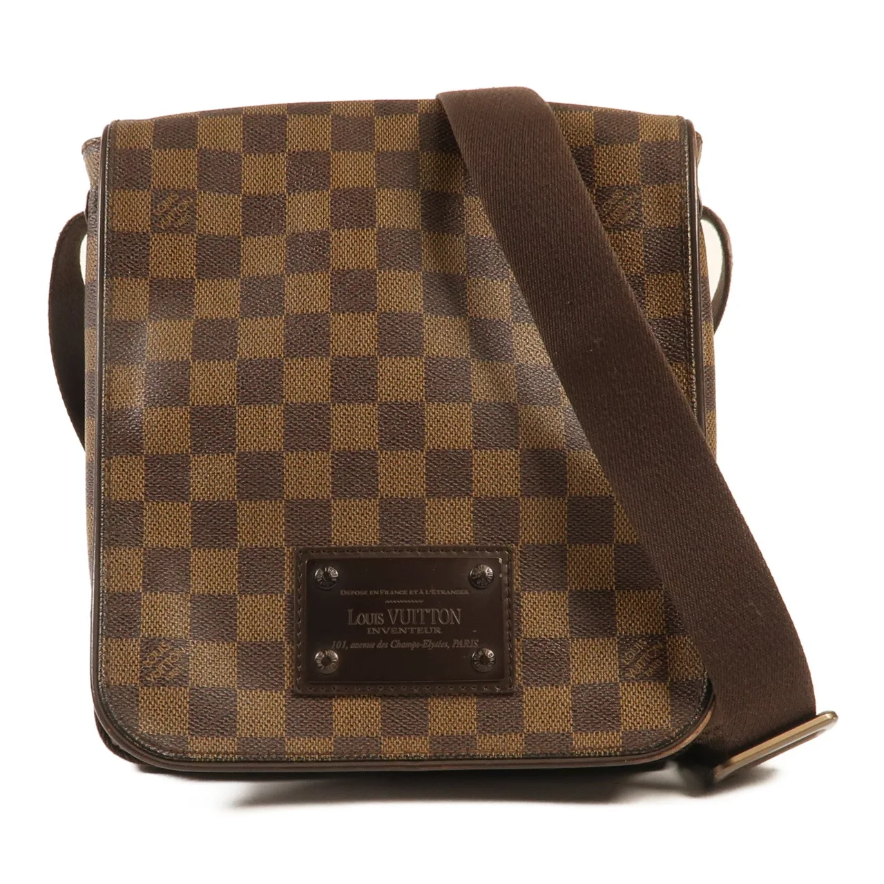 LOUIS VUITTON Brooklyn N51210 肩背包 塗層帆布 棕色 / Brown
