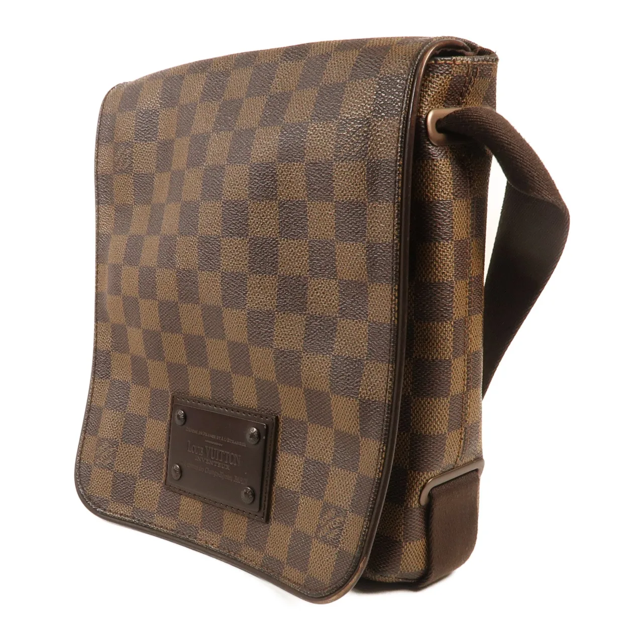 LOUIS VUITTON Brooklyn N51210 肩背包 塗層帆布 棕色 / Brown 塗層帆布 中古品B - 縮圖 3