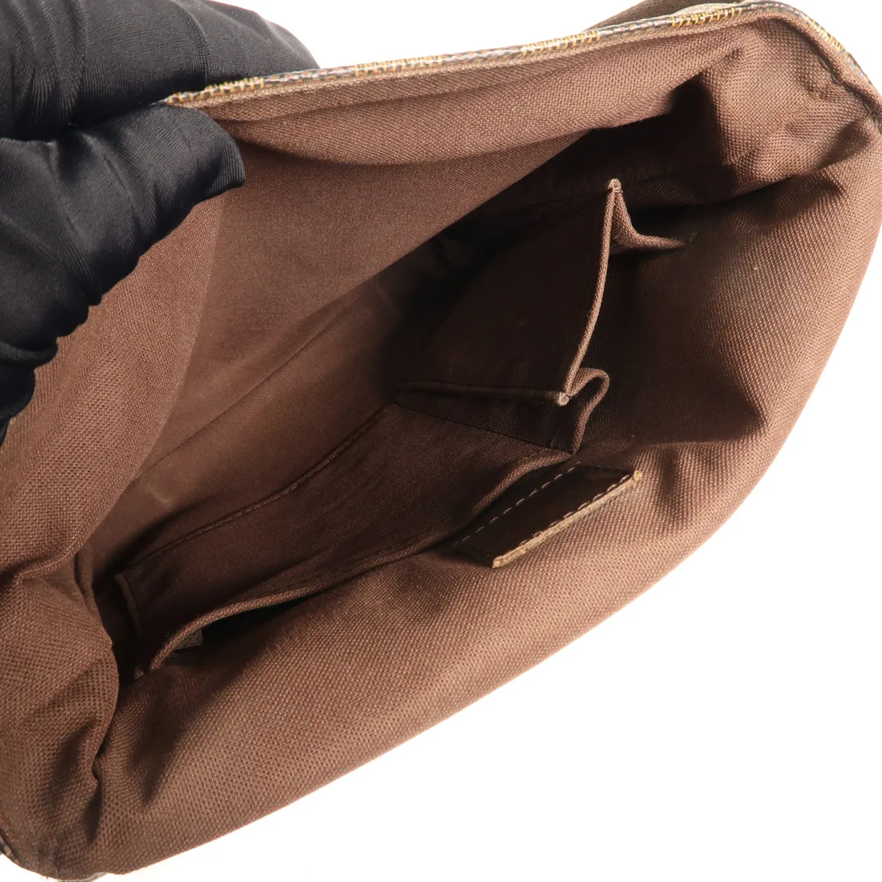 LOUIS VUITTON Brooklyn N51210 肩背包 塗層帆布 棕色 / Brown 塗層帆布 中古品B - 縮圖 5